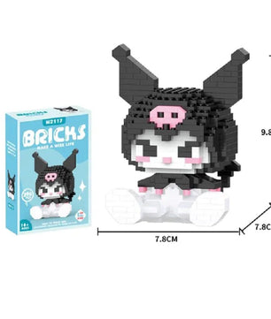 Hello Kitty Building Block Sanrio Anime Figure - Lusy Store LLC