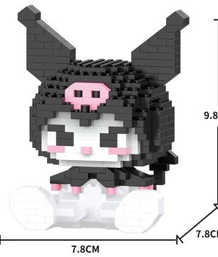 Hello Kitty Building Block Sanrio Anime Figure - Lusy Store LLC