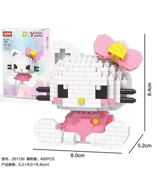 Hello Kitty Building Block Toy - Lusy Store LLC