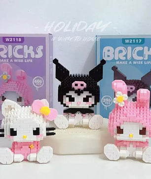 Hello Kitty Building Block Toy - Lusy Store LLC