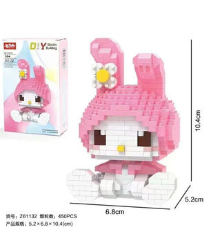 Hello Kitty Building Block Toy - Lusy Store LLC
