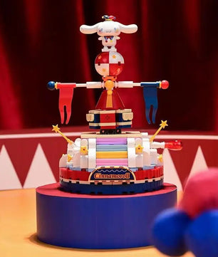 Hello Kitty Building Blocks Kuromi Magic Circus Cute Anime Character Scene Model Bricks Creative Gift - Lusy Store LLC