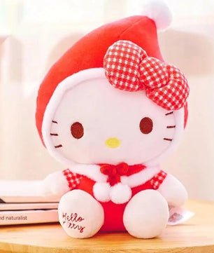 Hello Kitty Christmas Santa Reindeer Plushies - Lusy Store LLC