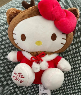 Hello Kitty Christmas Santa Reindeer Plushies - Lusy Store LLC