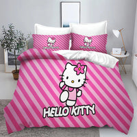 Hello Kitty Duvet Cover With Pillowcase Bedding Set Suitable For Children And Adults 9