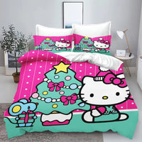 Hello Kitty Duvet Cover With Pillowcase Bedding Set Suitable For Children And Adults 1