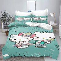 Hello Kitty Duvet Cover With Pillowcase Bedding Set Suitable For Children And Adults 11