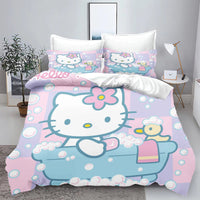 Hello Kitty Duvet Cover With Pillowcase Bedding Set Suitable For Children And Adults 10