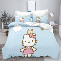 Hello Kitty Duvet Cover With Pillowcase Bedding Set Suitable For Children And Adults 8