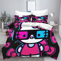 Hello Kitty Duvet Cover With Pillowcase Bedding Set Suitable For Children And Adults 2