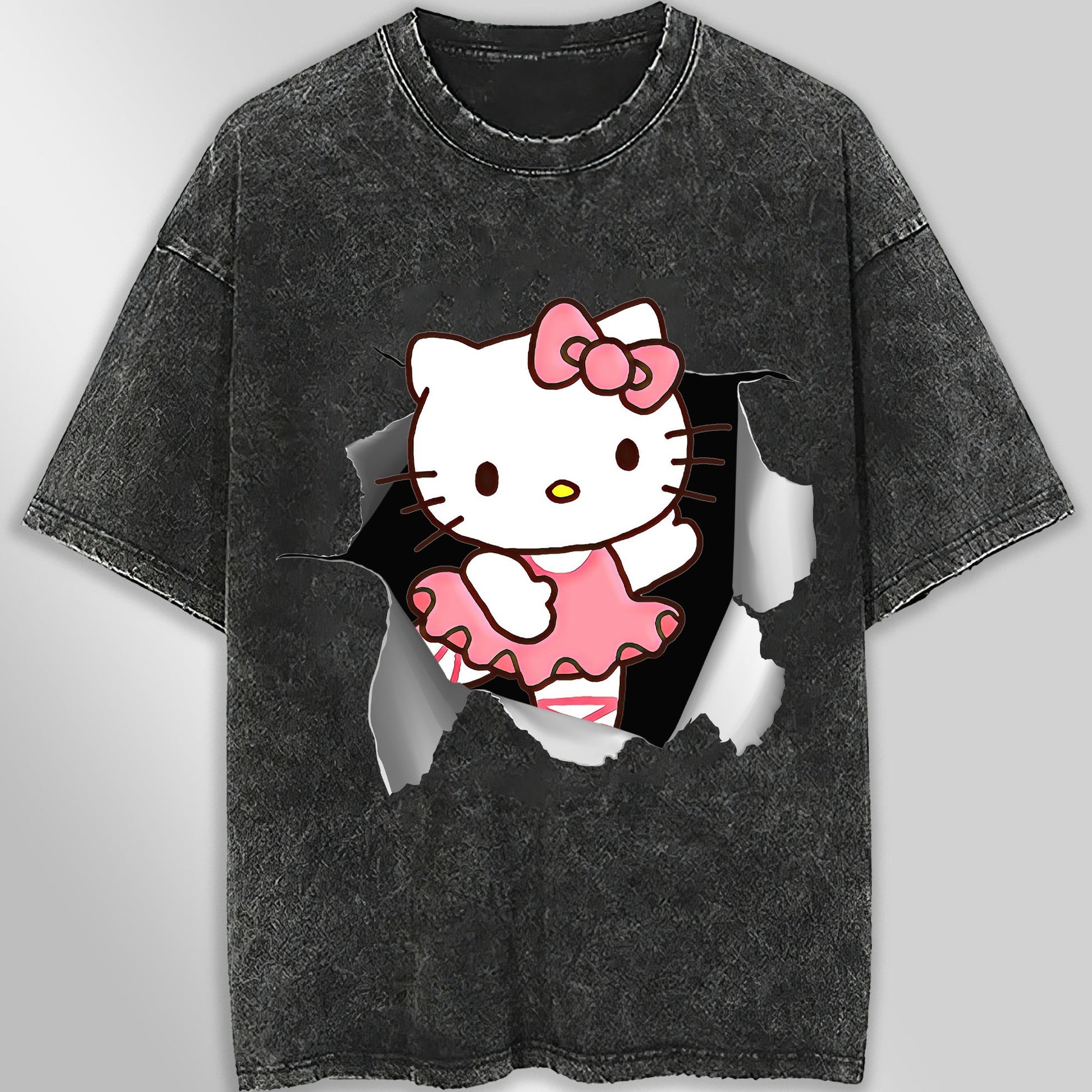 Hello kitty tee shirt - Cute funny graphic tees - Unisex wide sleeve style - Lusy Store LLC