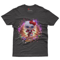 Hello kitty tee shirt - Ironman Kitty cute graphic tees - Unisex novelty cotton t shirt - Lusy Store LLC
