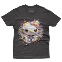 Hello kitty tee shirt - Luxury cute graphic tees - Unisex novelty cotton t shirt Black