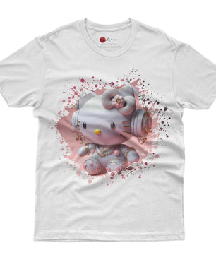 Hello kitty tee shirt - Luxury cute graphic tees - Unisex novelty cotton t shirt - Lusy Store LLC
