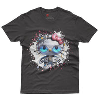 Hello kitty tee shirt - Luxury cute graphic tees - Unisex novelty cotton t shirt - Lusy Store LLC