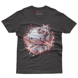 Hello kitty tee shirt - Luxury cute graphic tees - Unisex novelty cotton t shirt Black