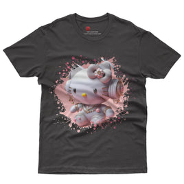 Hello kitty tee shirt - Luxury cute graphic tees - Unisex novelty cotton t shirt - Lusy Store LLC