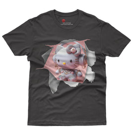 Hello kitty tee shirt - Luxury kitty funny graphic tees - Unisex novelty cotton t shirt - Lusy Store LLC