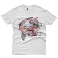 Hello kitty tee shirt - Luxury kitty funny graphic tees - Unisex novelty cotton t shirt White