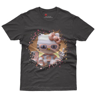 Hello kitty tee shirt - Sport Hello Kitty cute graphic tees - Unisex novelty cotton t shirt - Lusy Store LLC