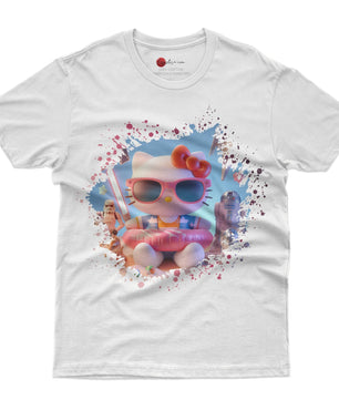 Hello kitty tee shirt - Starwars cute graphic tees - Unisex novelty cotton t shirt - Lusy Store LLC