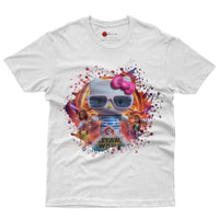 Hello kitty tee shirt - Starwars cute graphic tees - Unisex novelty cotton t shirt - Lusy Store LLC