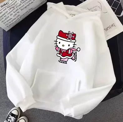 Hello Kitty White Hoodie White