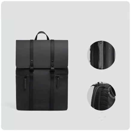 High-grade Student Schoolbag Men And Women Travel Leisure Backpack Black Upgraded Version