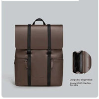 High-grade Student Schoolbag Men And Women Travel Leisure Backpack Oak Brown