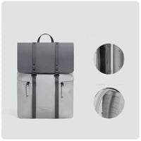 High-grade Student Schoolbag Men And Women Travel Leisure Backpack Bright Gray Upgraded Version