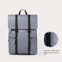 High-grade Student Schoolbag Men And Women Travel Leisure Backpack Mysterious Gray