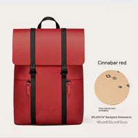 High-grade Student Schoolbag Men And Women Travel Leisure Backpack Cinnabar Red
