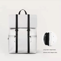 High-grade Student Schoolbag Men And Women Travel Leisure Backpack White