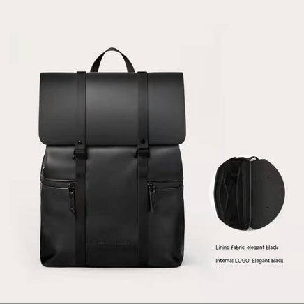 High-grade Student Schoolbag Men And Women Travel Leisure Backpack Black