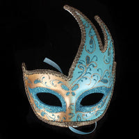 High Quality Halloween Masquerade Party Mask Sky Blue