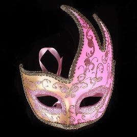 High Quality Halloween Masquerade Party Mask Pink