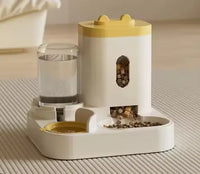 Pet Food Bowl Yellow
