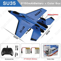 High-Flying RC Plane Blue 2B Box SU35