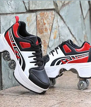 Casual Sneakers Walk Roller Skates