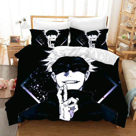 Jujutsu Kaisen Bedding Set Anime Duvet Cover Bed Linen Twin Queen King Single Size Bedding Gift 2