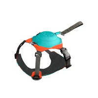 Retractable No-Pull Dog Harness Blue Small