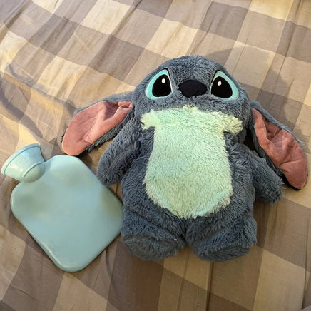 Kawaii Plush Hot Water Bottle - Lilo & Stitch Cartoon Anime - Large Hand Warmer for Women and Kids - Lusy Store LLC