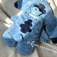 Kawaii Plush Hot Water Bottle - Lilo & Stitch Cartoon Anime - Large Hand Warmer for Women and Kids - Lusy Store LLC