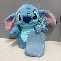 Kawaii Plush Hot Water Bottle - Lilo & Stitch Cartoon Anime - Large Hand Warmer for Women and Kids - Lusy Store LLC