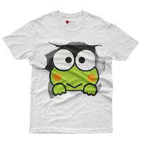Keroppi tee shirt - Cute funny graphic tees - Unisex novelty cotton t shirt White