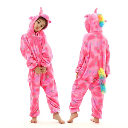 Kids Winter Flannel Pajamas - Boys, Girls, Baby - Cozy Sleepwear, Blanket Sleepers 7
