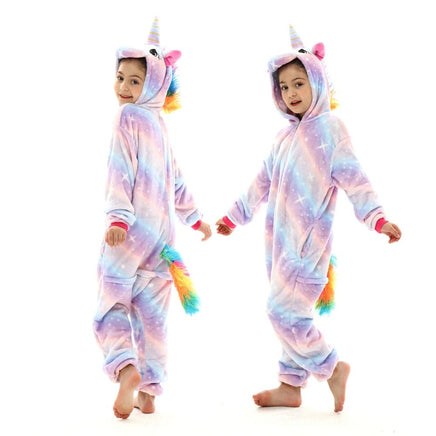 Kids Winter Flannel Pajamas - Boys, Girls, Baby - Cozy Sleepwear, Blanket Sleepers 11