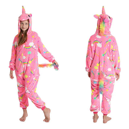 Kids Winter Flannel Pajamas - Boys, Girls, Baby - Cozy Sleepwear, Blanket Sleepers 16