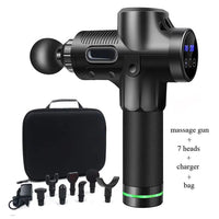 Electric Muscle Gun Massager Black 25.8cm*23.8cm*5.1cm