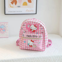 Kuromi Backpack My Melody Cinnamoroll Children Backpack Kindergarten Schoolbag Hello Kitty S-9.4"x7.3"x3.9"